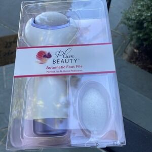 Plum Beauty Automatic Foot File, Perfect for‎ Pedicure, Callus Removal.   3636